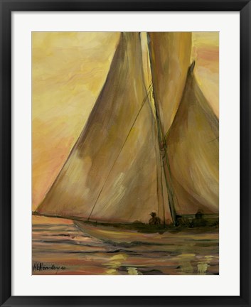 Framed Sailboat 2 Print