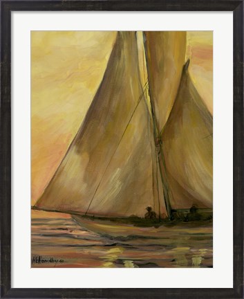 Framed Sailboat 2 Print