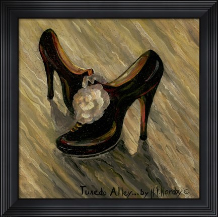 Framed Shoes Print
