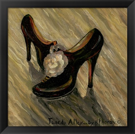 Framed Shoes Print