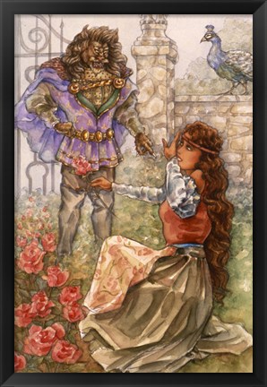 Framed Beauty &amp; the Beast 1 Print