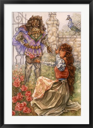 Framed Beauty &amp; the Beast 1 Print