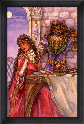 Framed Beauty &amp; the Beast 2 Print