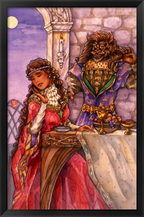 Framed Beauty &amp; the Beast 2 Print