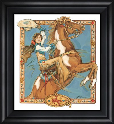 Framed Lead Mare Print