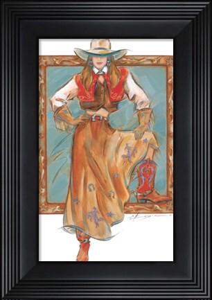 Framed Plum Sassy Print
