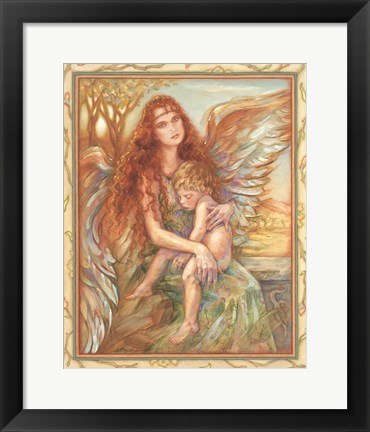 Framed Sheltering Wings Print