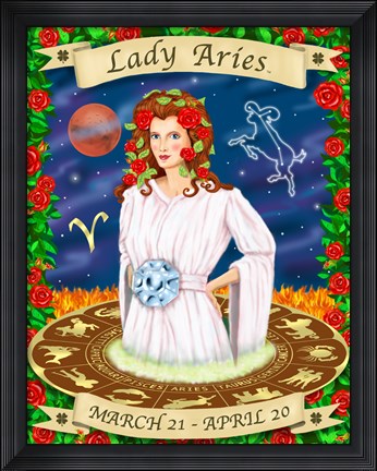 Framed Aries Print