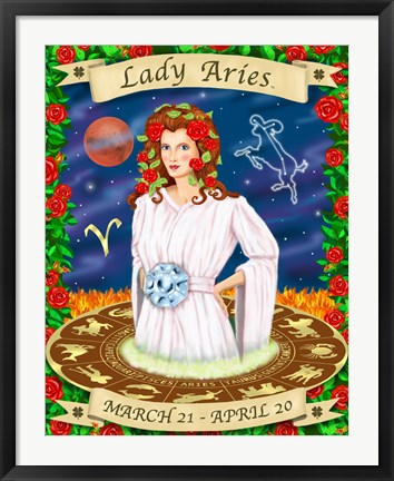 Framed Aries Print