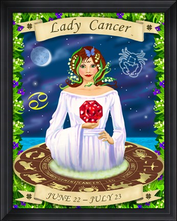 Framed Cancer Print