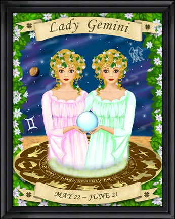 Framed Gemini Print