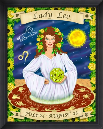 Framed Leo Print
