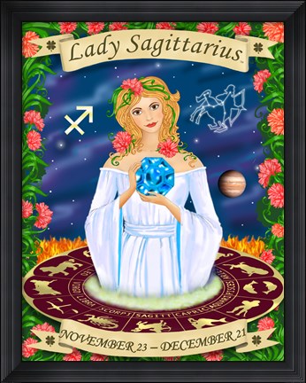 Framed Sagittarius Print