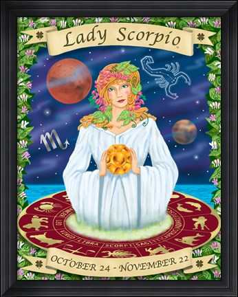 Framed Scorpio Print