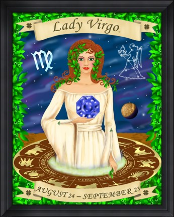 Framed Virgo Print