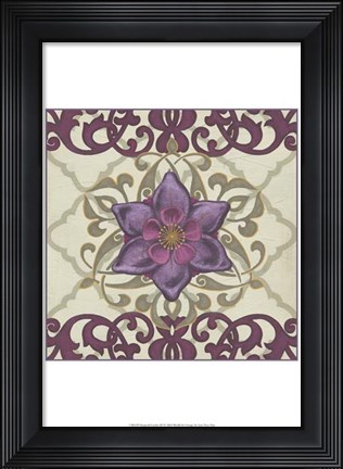 Framed Imperial Garden III Print