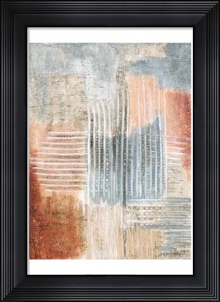 Framed Summer Rust I Print