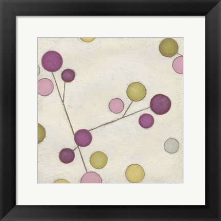 Framed Molecular Blossoms II Print