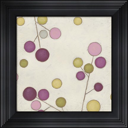 Framed Molecular Blossoms III Print