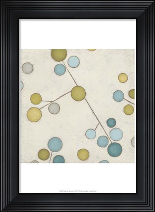 Framed Molecular Blossoms IV Print