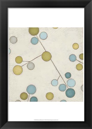 Framed Molecular Blossoms IV Print