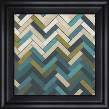 Framed Parquet Prism II Print