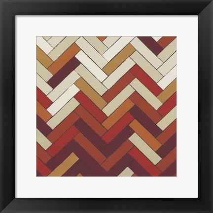 Framed Parquet Prism III Print