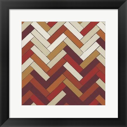 Framed Parquet Prism IV Print