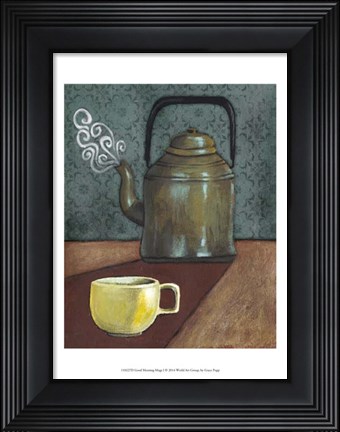 Framed Good Morning Mugs I Print