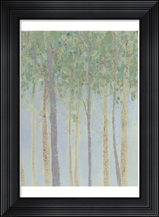 Framed Hazy Woodlands II Print