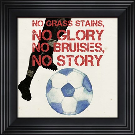 Framed Sports Epigram I Print