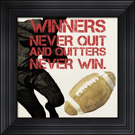 Framed Sports Epigram II Print