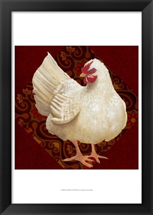 Framed Yard Bird I Print