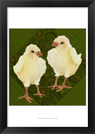 Framed Yard Bird III Print