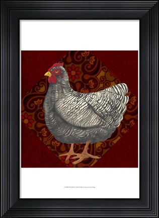 Framed Yard Bird IV Print