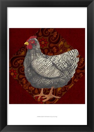 Framed Yard Bird IV Print