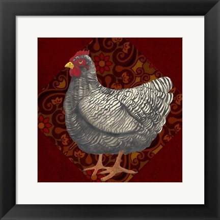 Framed Yard Bird IV Print