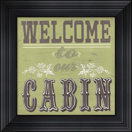 Framed Cabin Life I Print