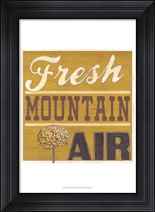 Framed Cabin Life IV Print