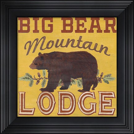 Framed Cabin Life VI Print