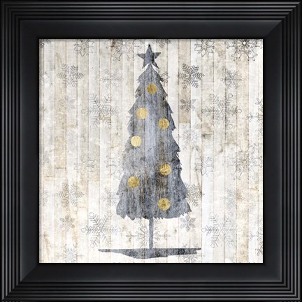 Framed Sophisticated Christmas II Print