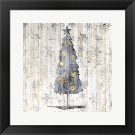 Framed Sophisticated Christmas II Print