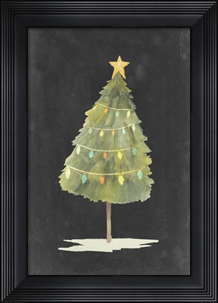 Framed Christmas Glow I Print