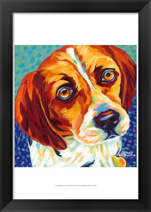 Framed Dogs in Color II Print