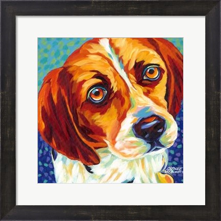 Framed Dogs in Color II Print