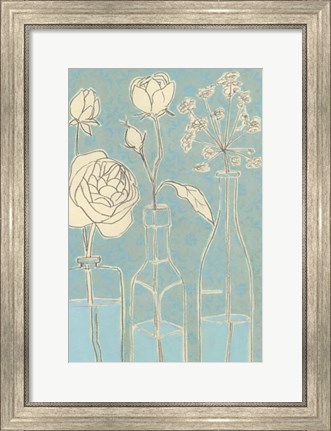 Framed Apothecary Flowers I Print