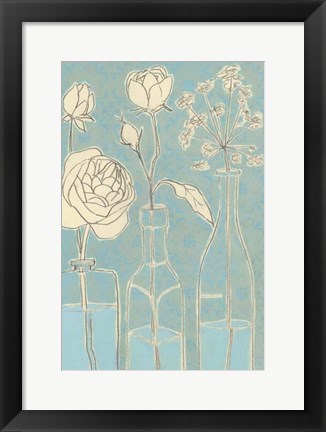 Framed Apothecary Flowers I Print