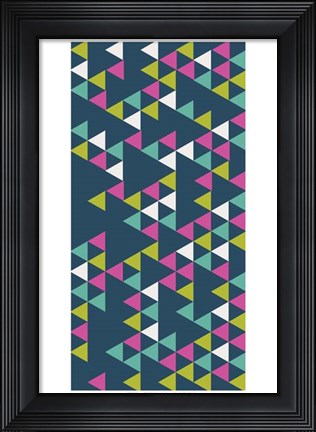 Framed Bunting III Print