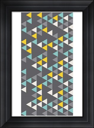 Framed Bunting V Print