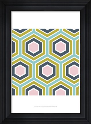 Framed Retro Groove III Print